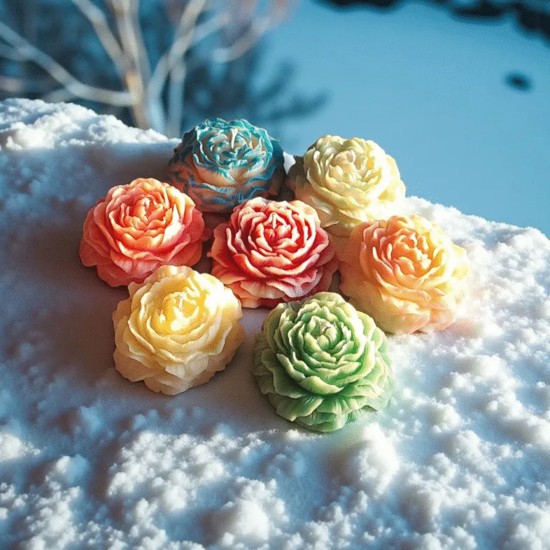 Peony Flower Candle (Set of 7) - Mixed Fragrances